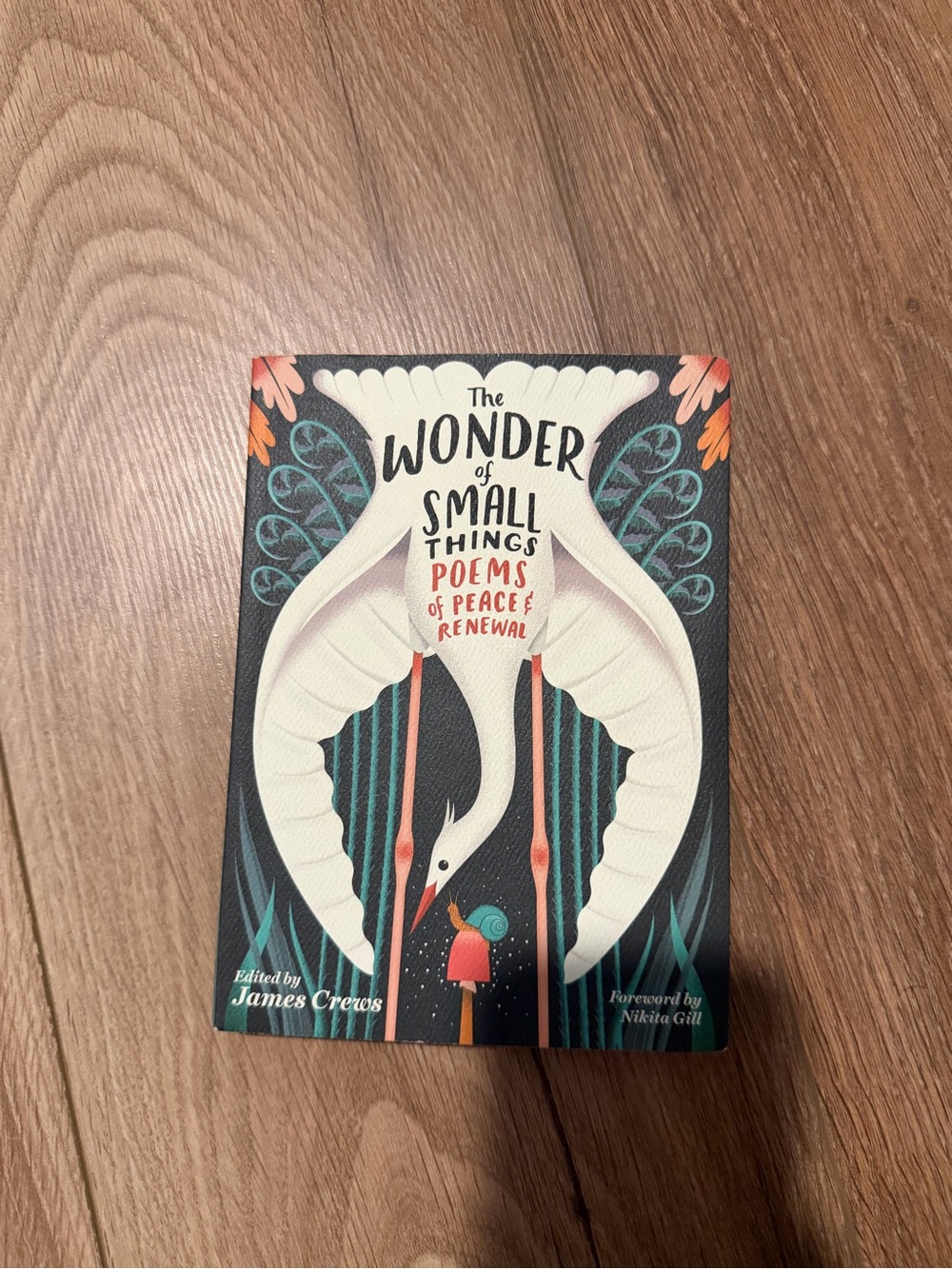 The Wonder of Small Things - Poem Book with White Crane Artwork